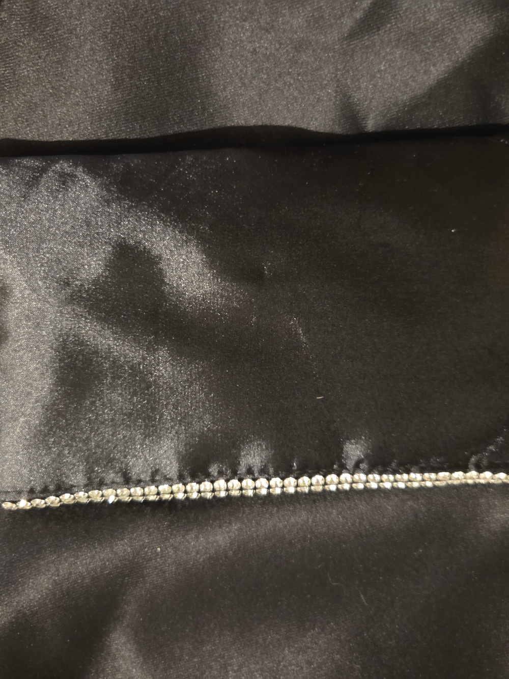 Silver Rhinestone Evening Clutch - Picture 2 of 12